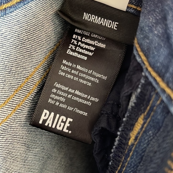 PAIGE Normandie Legacy Straight Jeans Size 28 NWT - Picture 16 of 17
